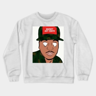 Bucket Got Cents Drawing Crewneck Sweatshirt